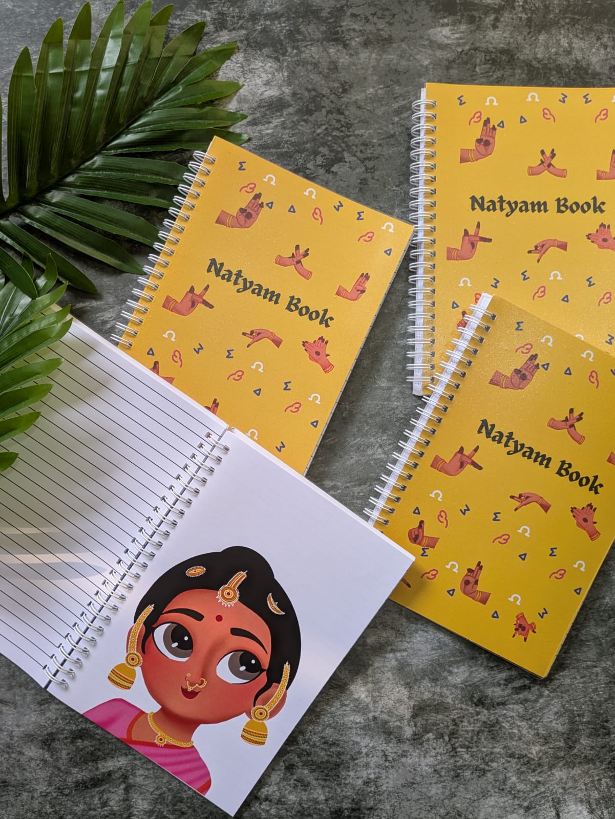 NAVARASA & MUDRAS THEMED ART NOTEBOOK