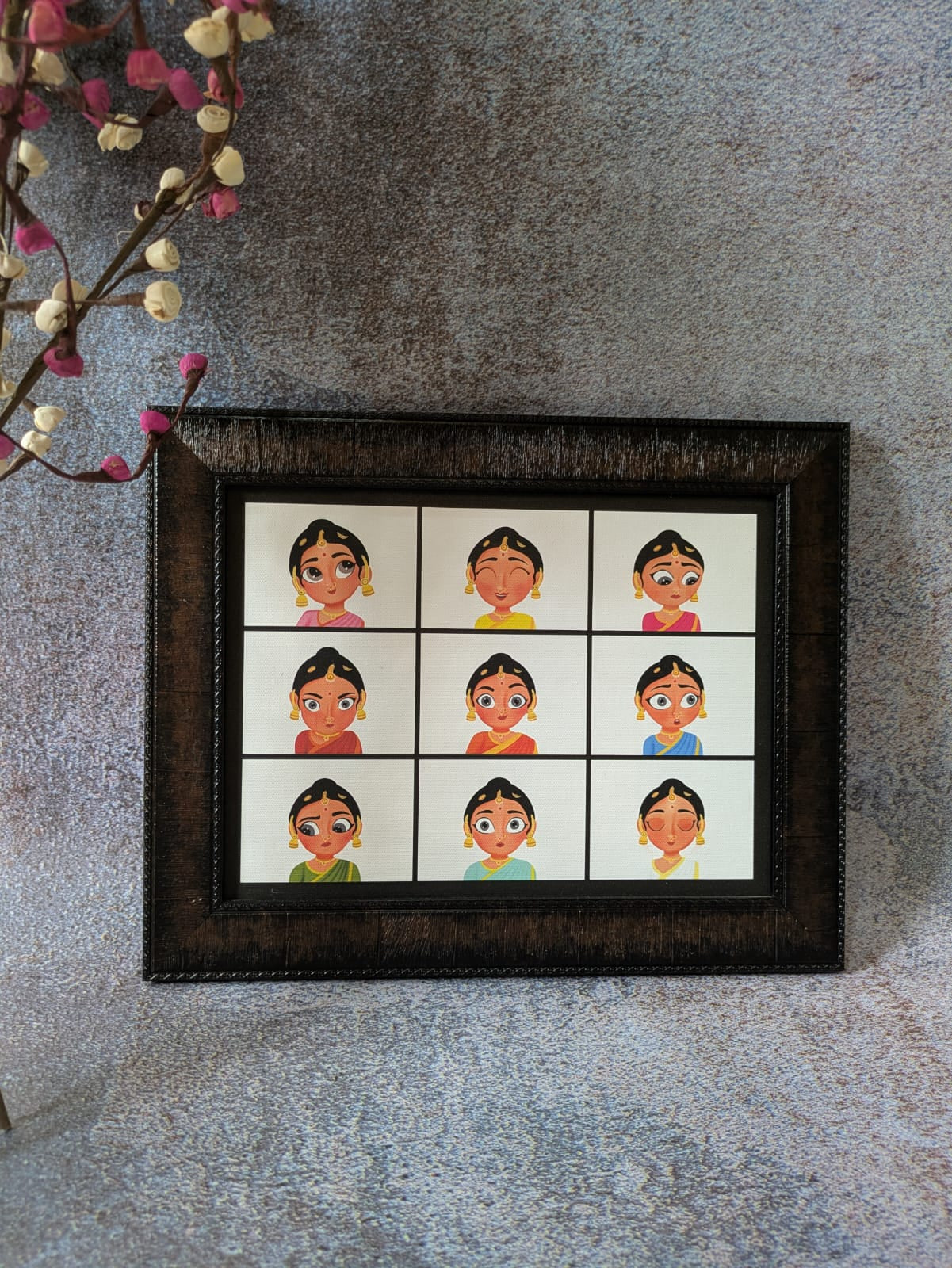 CANVAS PRINTING WITH NAVARASA THEME - CANVAS GALLERY WRAP