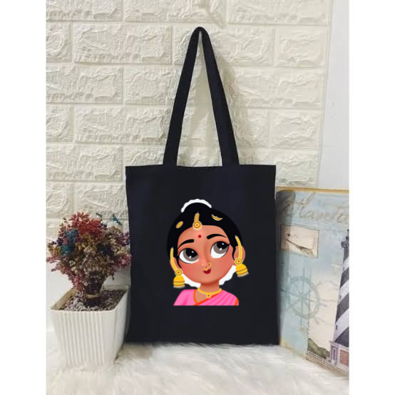 CUSTOMIZED TOTE BAGS - 11" X 12" INCHES HASTA AND NAVARASA THEME