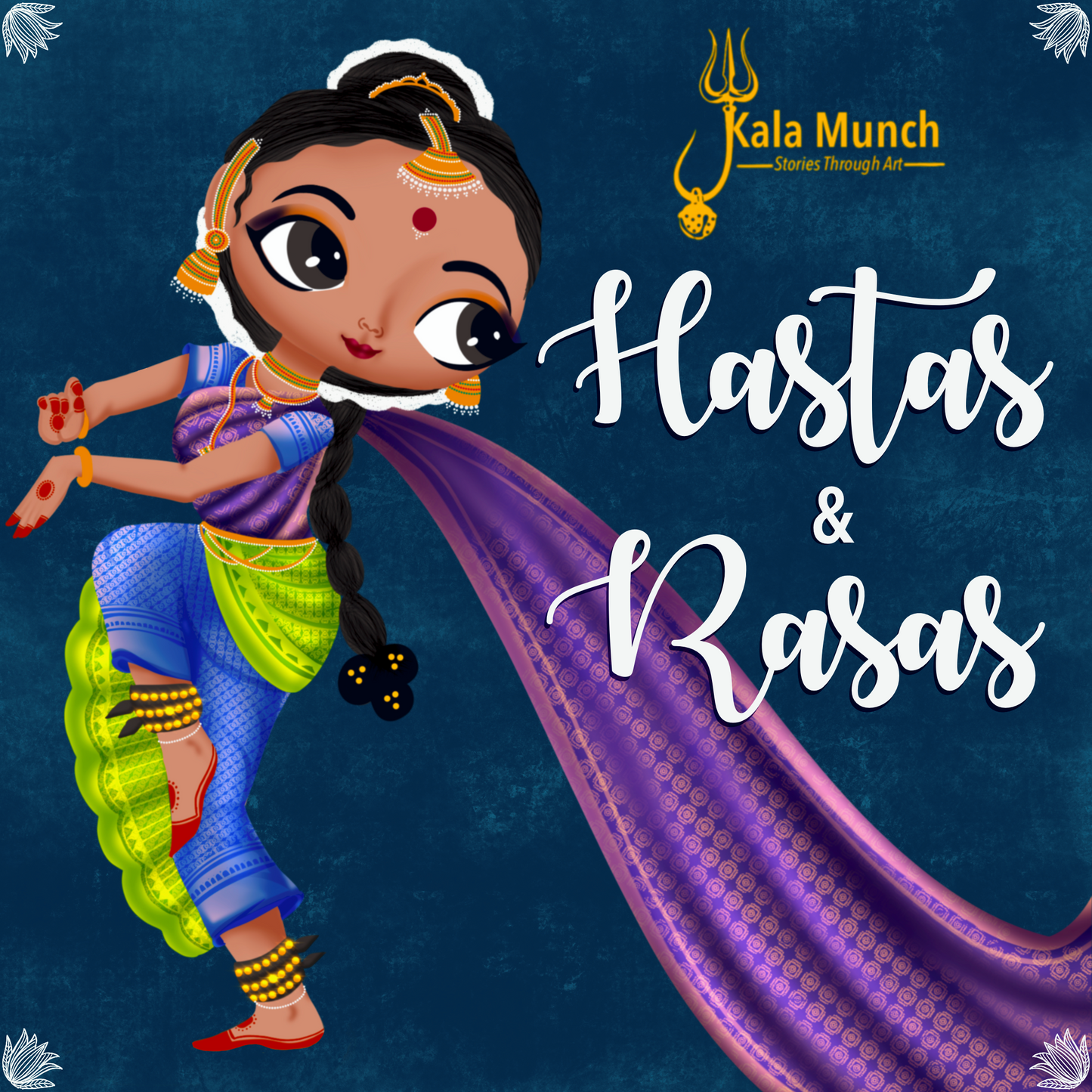 BHARATNATYAM HASTAS & RASAS  FLASHCARD BOX