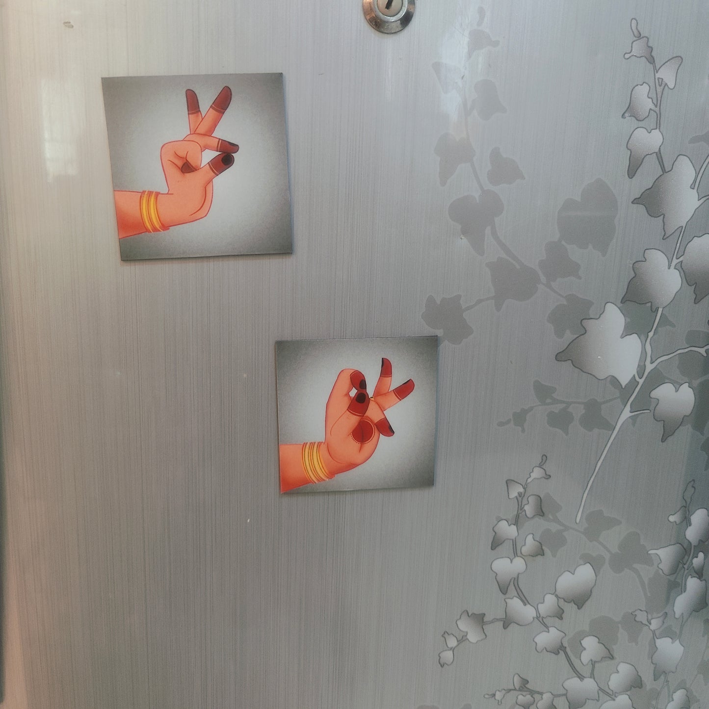 HASTAMUDRA FRIDGE MAGNETS - SINGLE HAND GESTURES