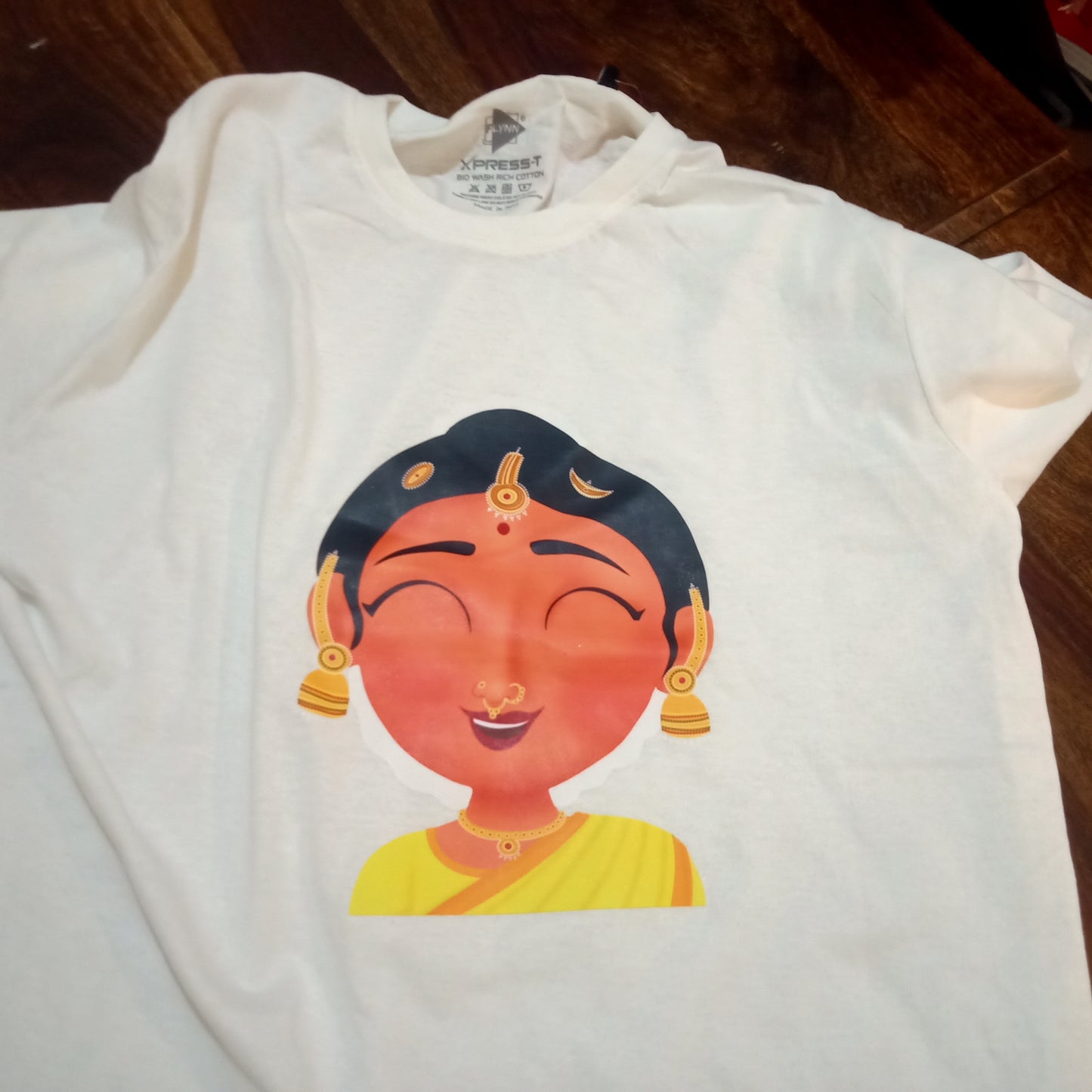 CUSTOM PRINTED ROUND NECK T-SHIRT - HASTA AND NAVARASA THEME