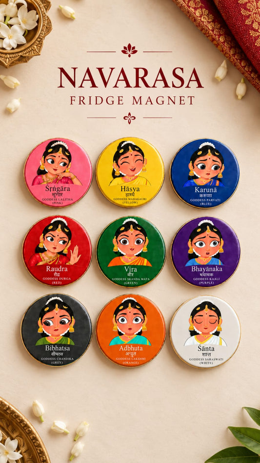 Navarasa - Navadurga Fridge Magnets Collection - 9 Nos