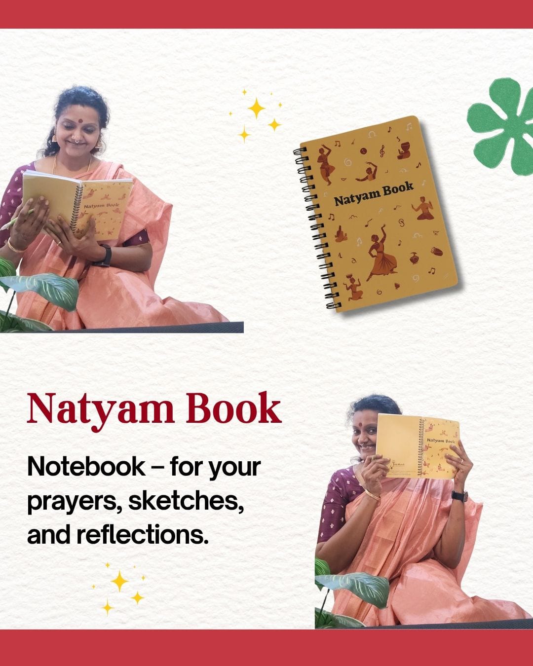 NAVARASA & MUDRAS THEMED ART NOTEBOOK