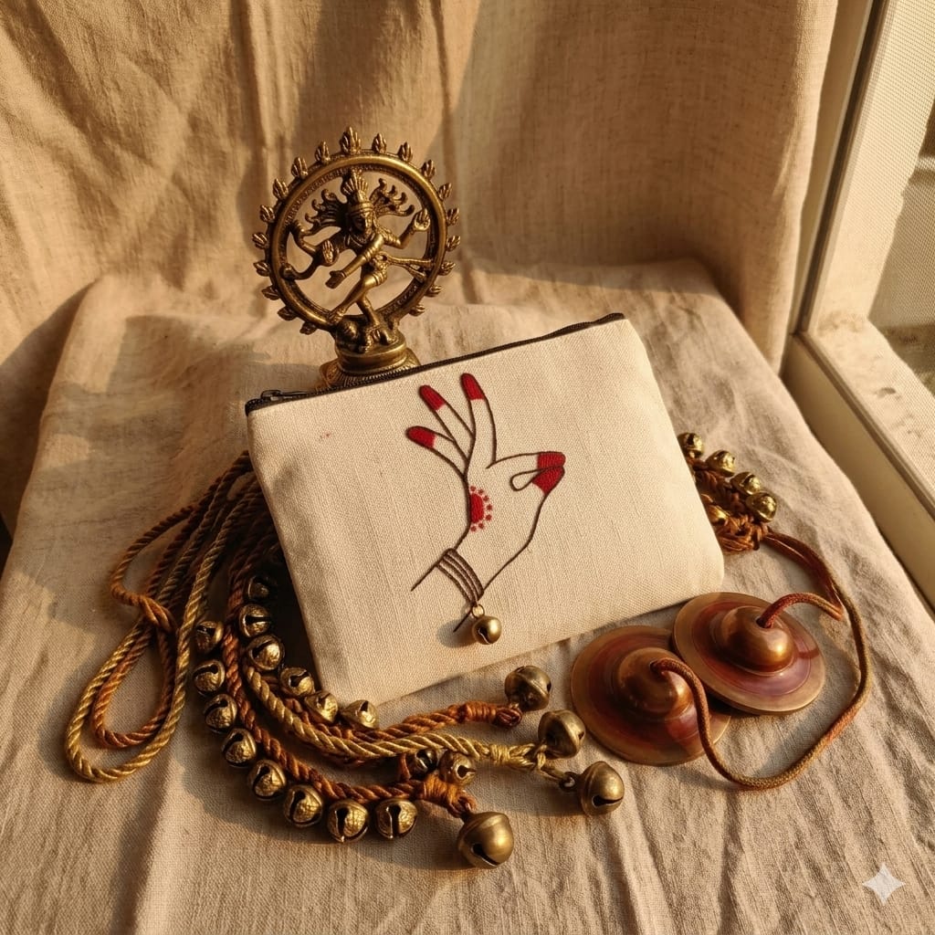 HAND MUDRA BELL POUCH