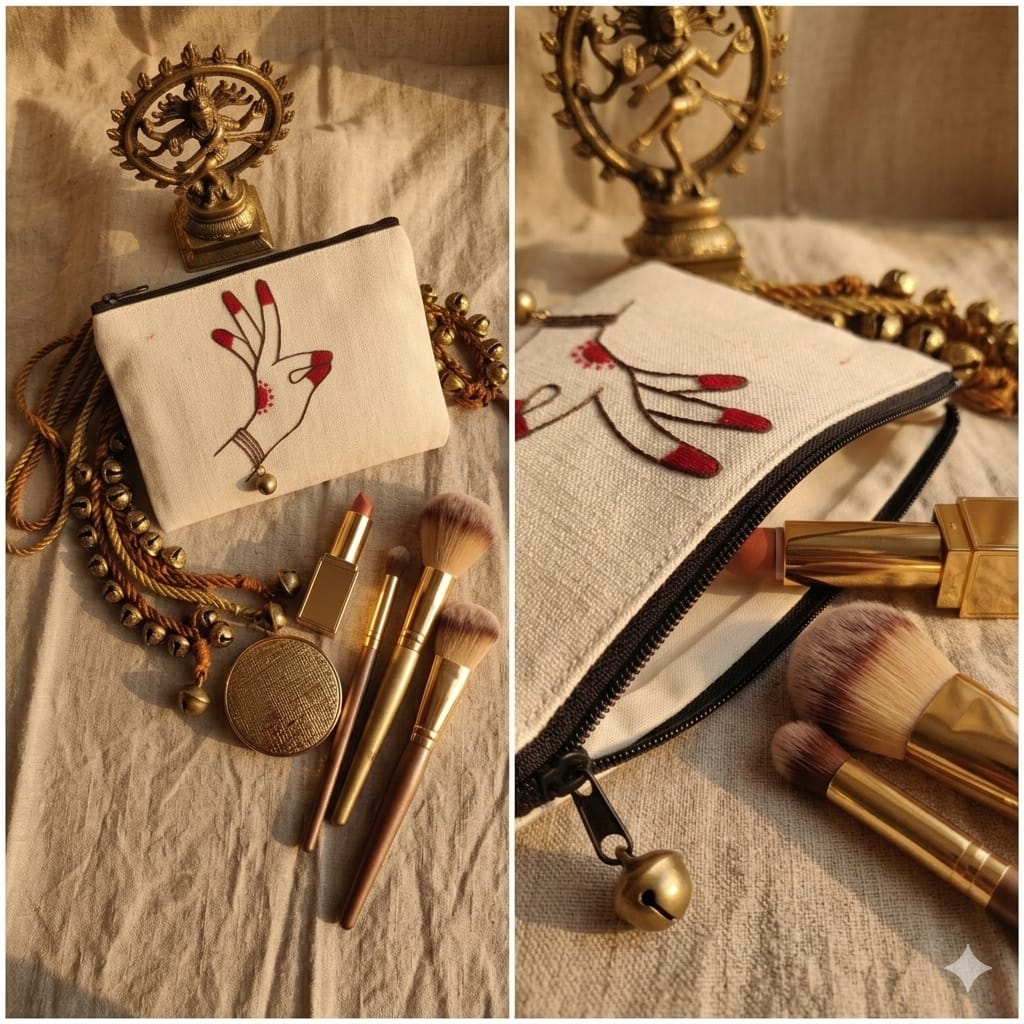 HAND MUDRA BELL POUCH