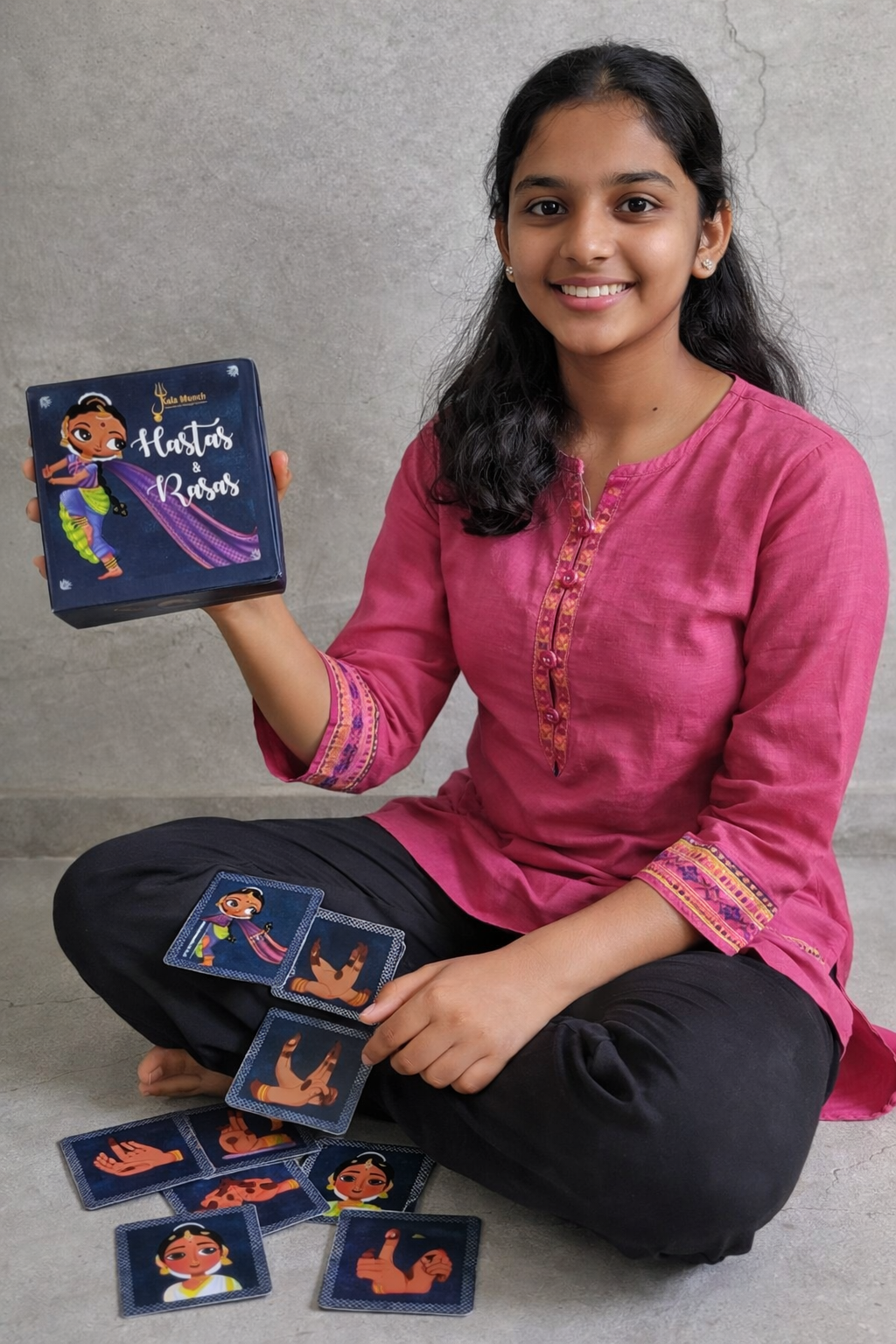 BHARATNATYAM HASTAS & RASAS  FLASHCARD BOX