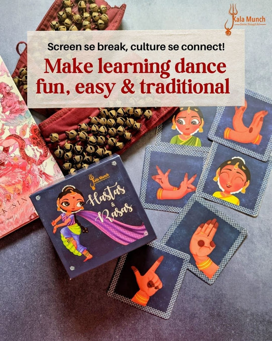 BHARATNATYAM HASTAS & RASAS  FLASHCARD BOX