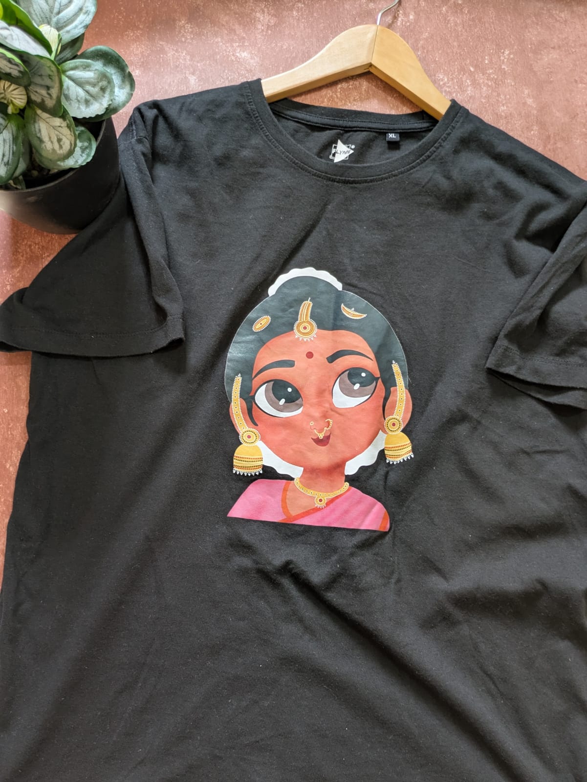 CUSTOM PRINTED ROUND NECK T-SHIRT - HASTA AND NAVARASA THEME