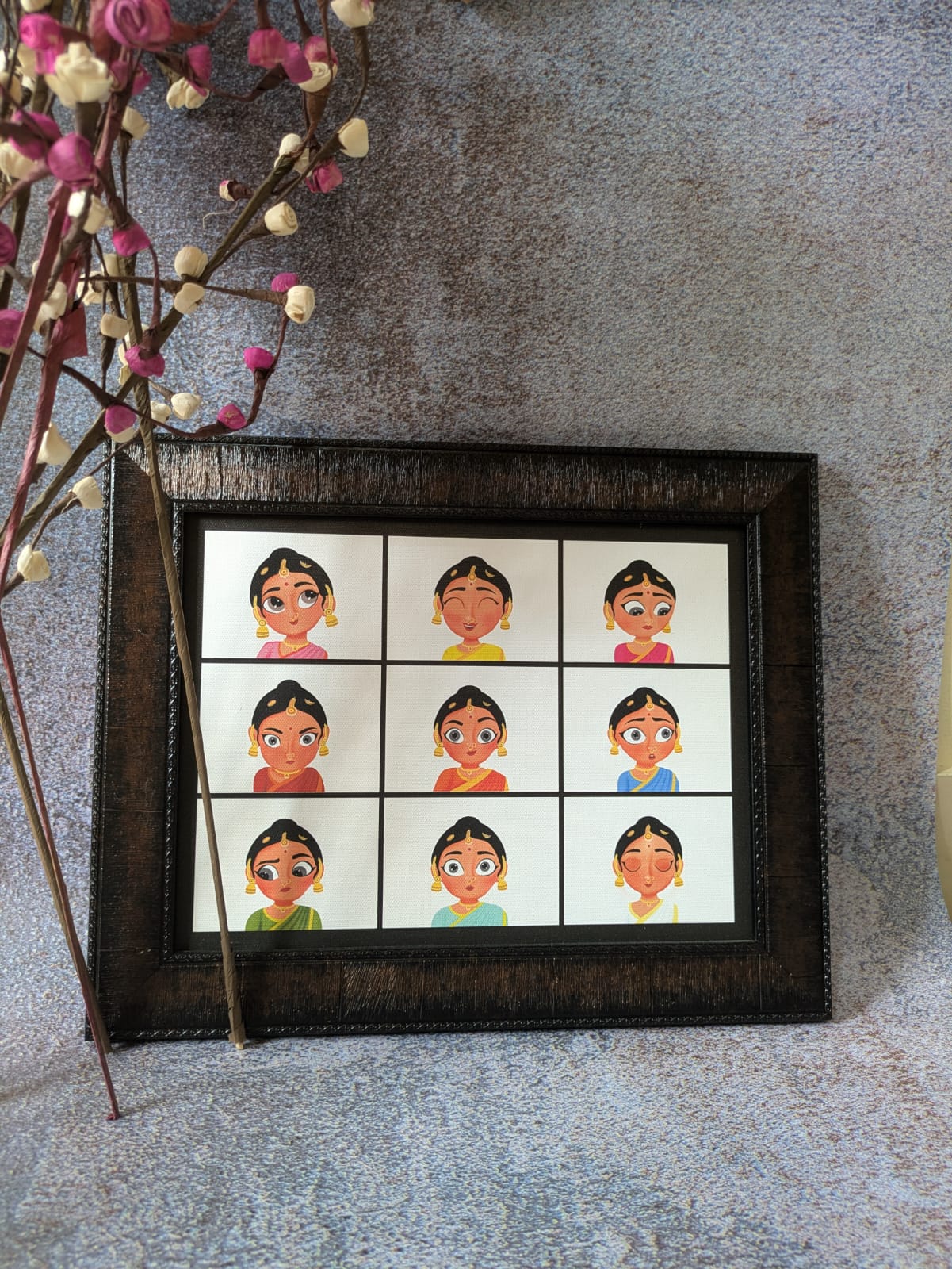 CANVAS  PRINTING WITH NAVARASA THEME -  CANVAS GALLERY WRAP