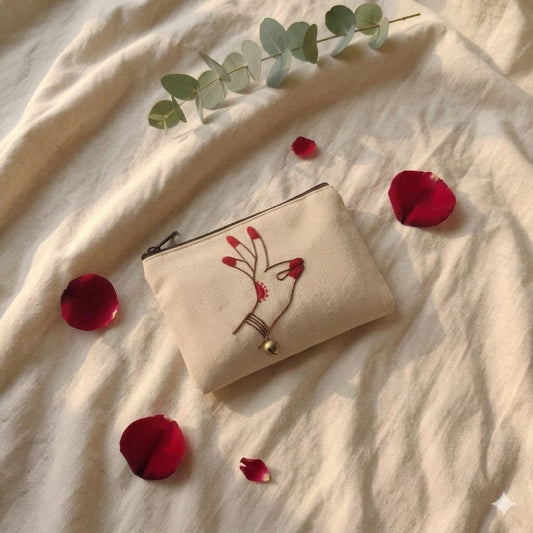 HAND MUDRA BELL POUCH